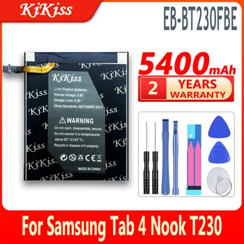 KiKiss 5400 mah Батерия За Samsung Galaxy Tab 4 Nook 7,0 T230 T231 T235 SM-T230 SM-T231 SM-T235 Таблет батерия EB-BT230FBE