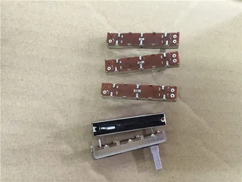 3шт SC3042N B10K Директен Подвижен Потенциометър /Моно Фейдер променливи резистори /Дължина джолан 15 мм
